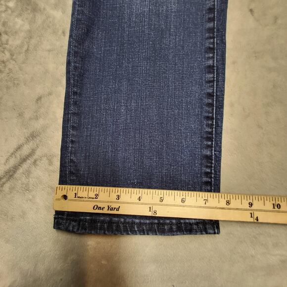 William Rast Jeans Mens 34x30 Blue Dean Slim Straight Stretch Denim Dark Wash - Picture 6 of 10